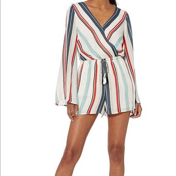 Cupcakes & Cashmere Caprice Stripe Romper - Picture 7 of 8